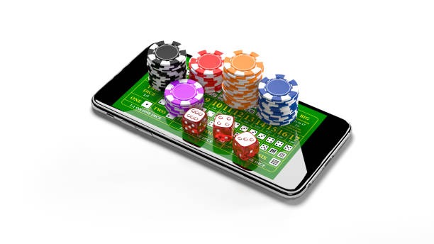 Evolution Gaming live dealer table on mobile phone screen